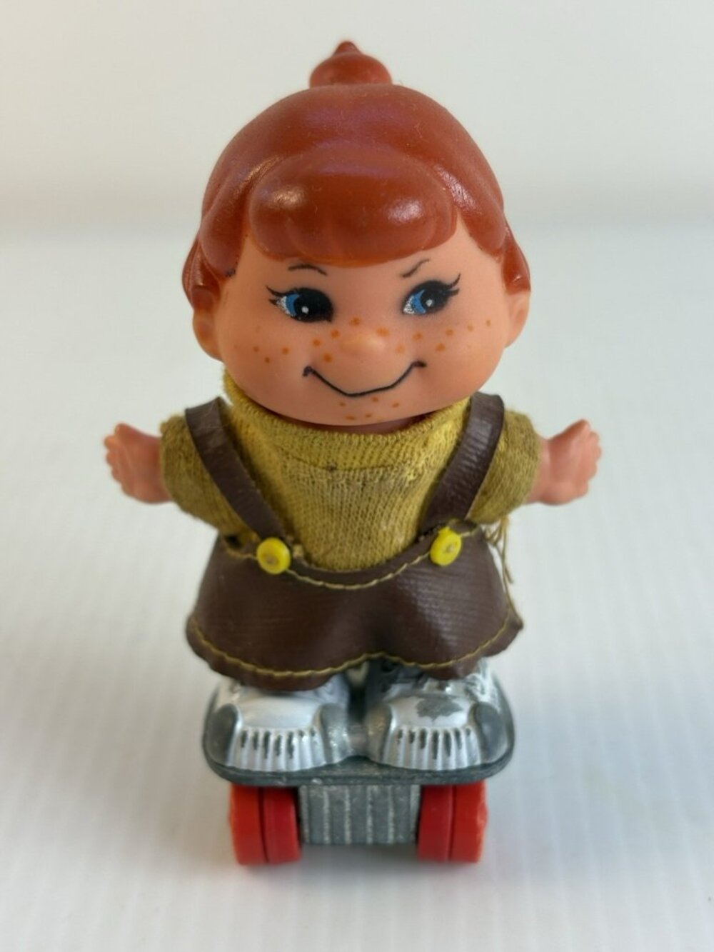 Vintage 1971 Mattel Small Shots Breezy Bridgit Toy RARE Skates Red Line Era